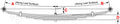 Ford Pickup / 1973-79 - Front / 1977-79 Heavy Duty Taper Leaf Spring (2,750 lbs capacity)