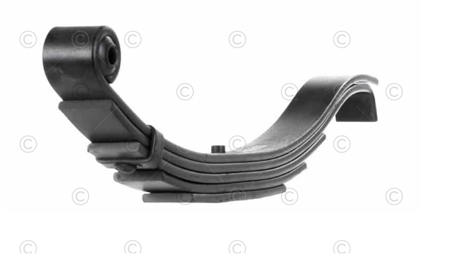 UNA-299 | Trailer Leaf Spring | Slipper - Hook End | 5 Leaves | 3,500 lbs. Capacity