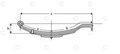 UNA-128 | Trailer Leaf Spring | Slipper - Hook End | 4 Leaves | 2,000 lbs. Capacity